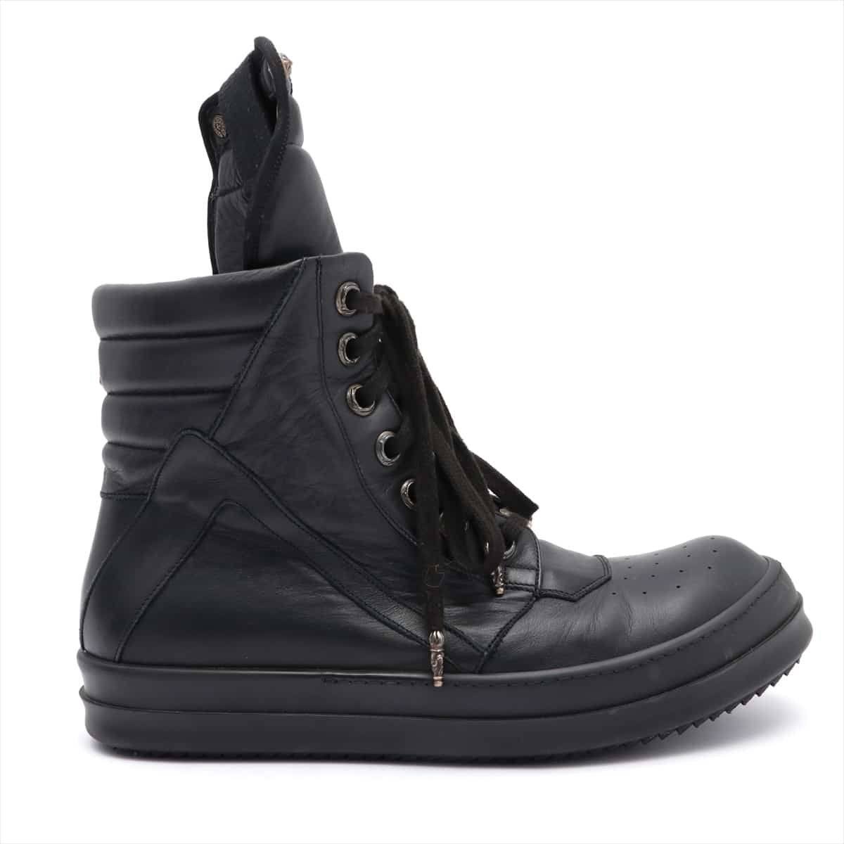 Chrome Hearts x Rick Owens Geobasket High-top Sneakers Leather & 925 43