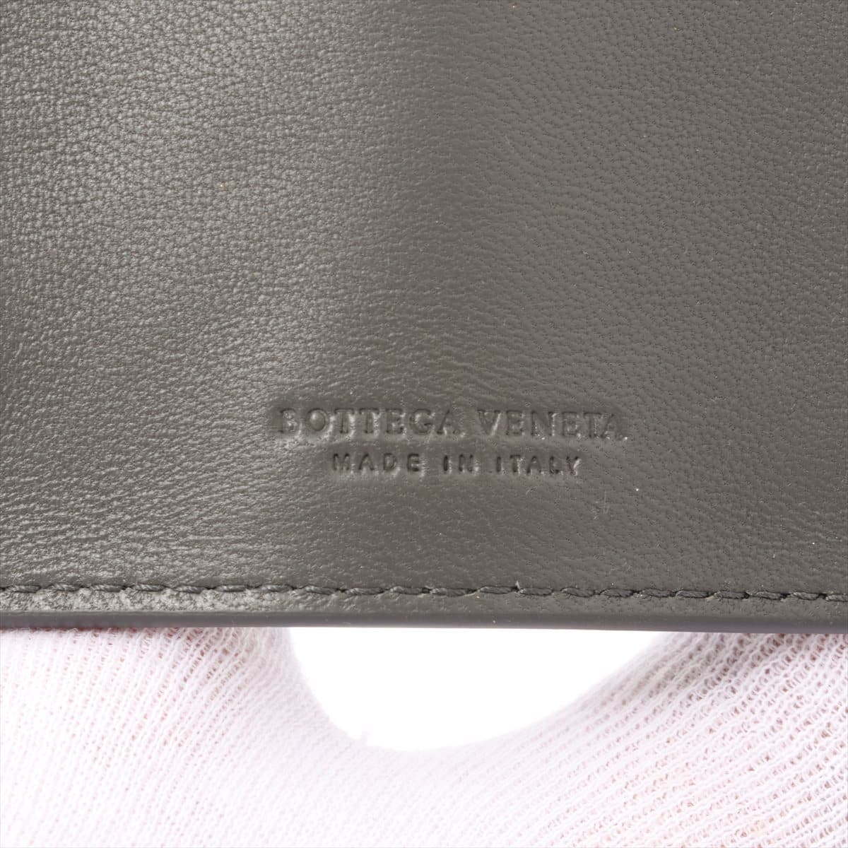 Bottega Veneta Intrecciato Leather Key case Black
