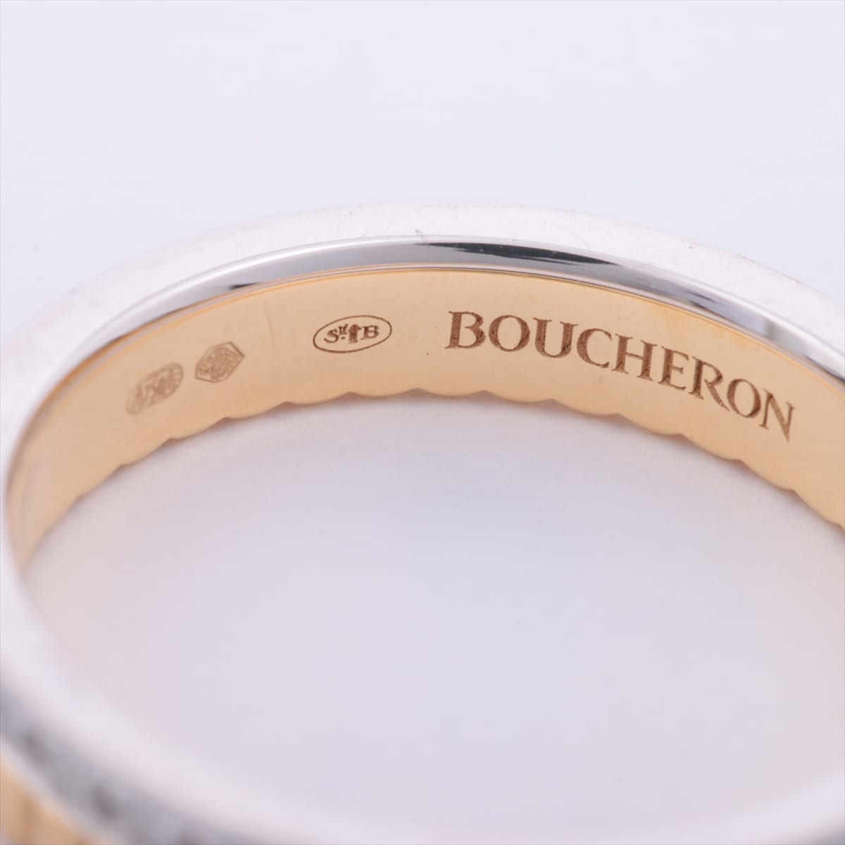 Boucheron BOUCHERON Quatre Radiant diamond rings 750YG×WG #50