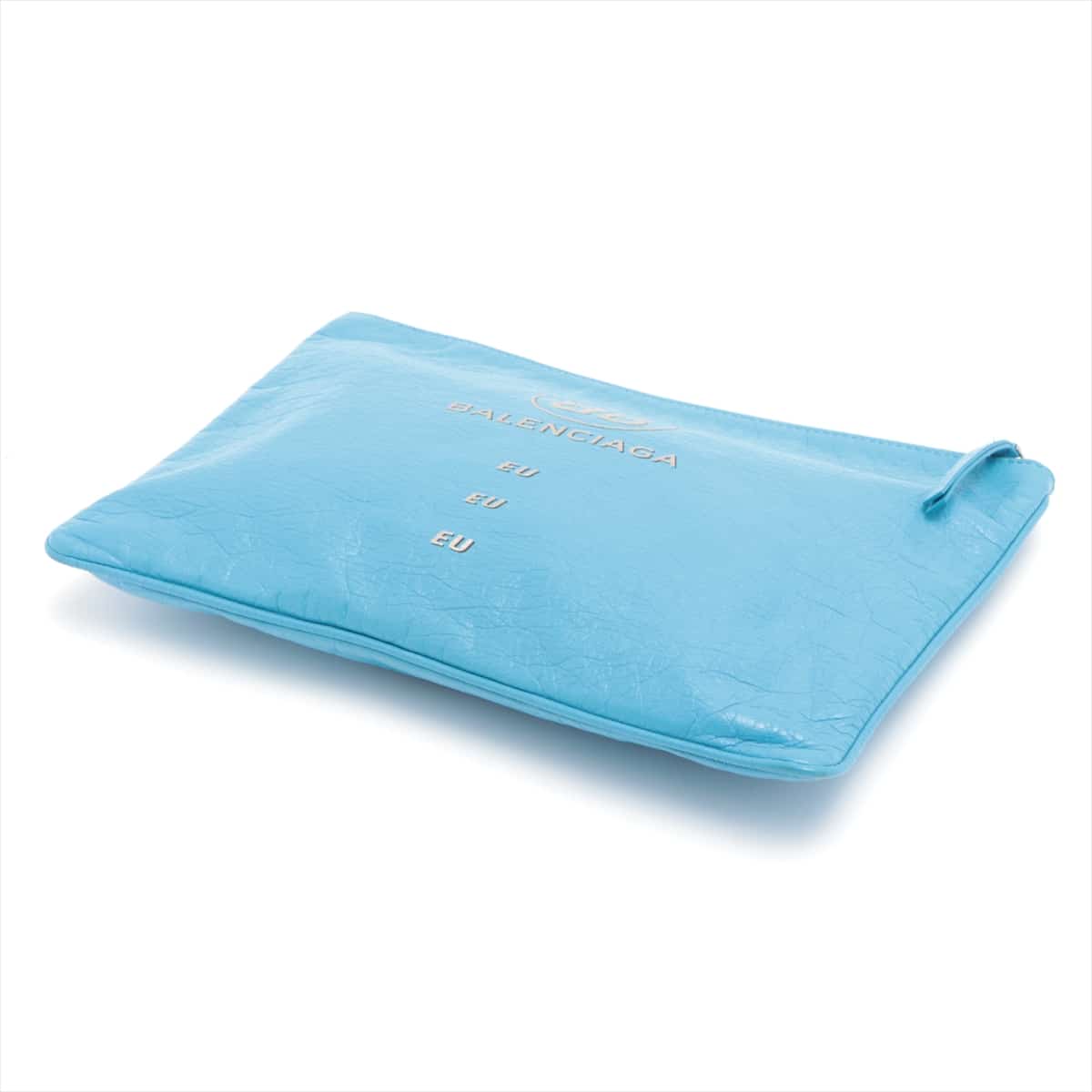 Balenciaga Leather Clutch bag Blue 506794