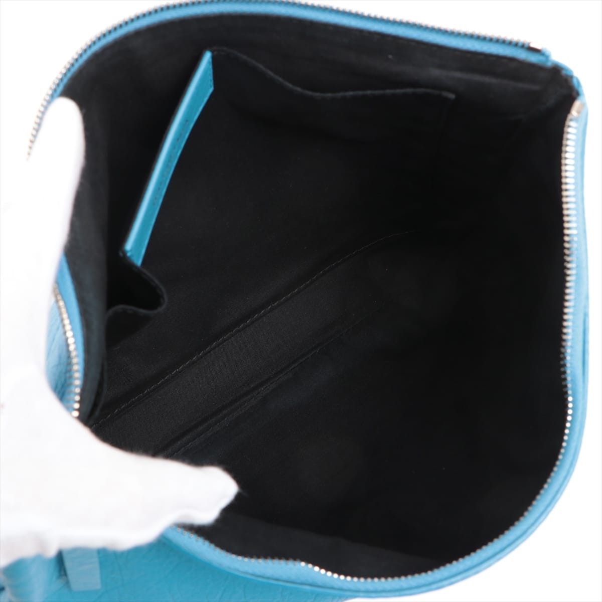 Balenciaga Leather Clutch bag Blue 506794
