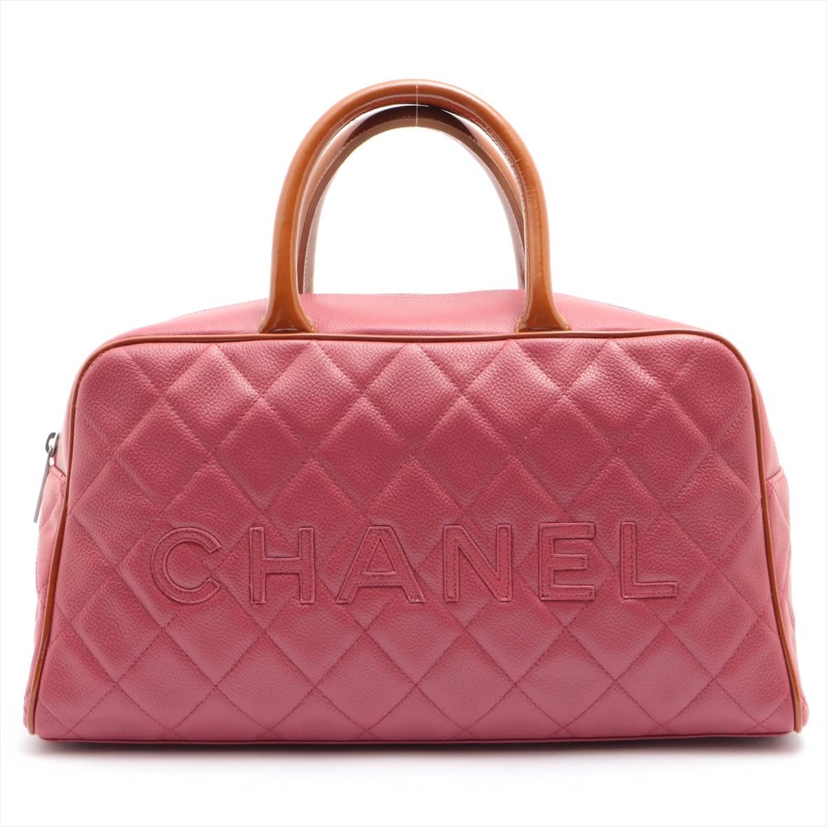 Chanel Matelasse Patent x leather Hand bag Bordeaux Silver Metal fittings 6XXXXXX
