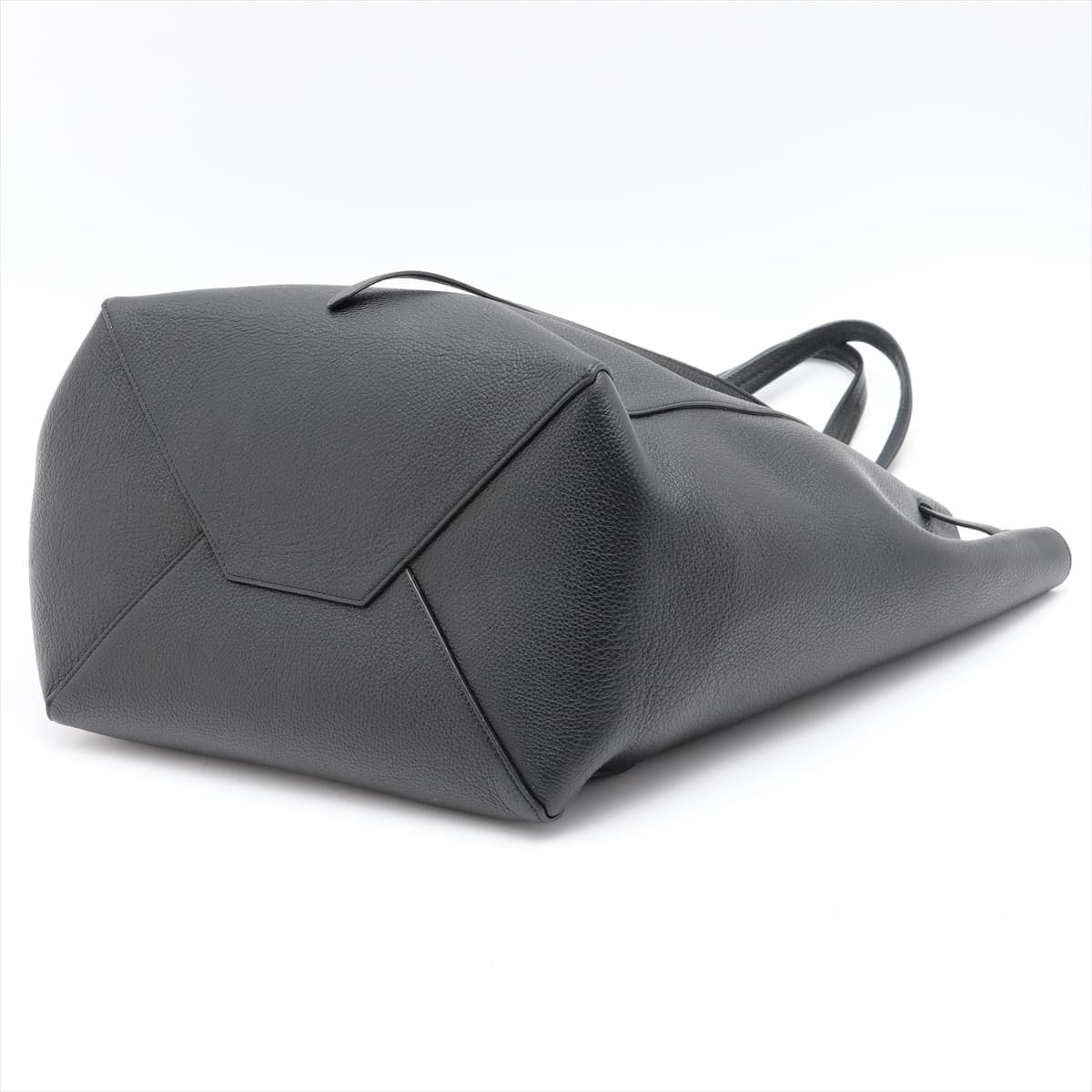 CELINE Cabas Phantom Leather Tote bag Black