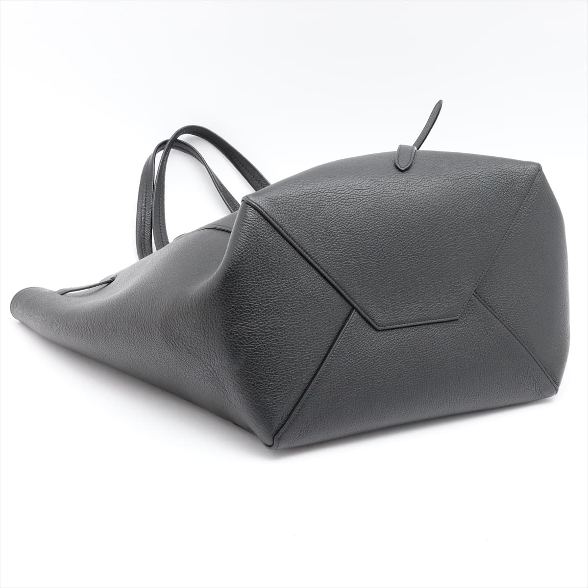 CELINE Cabas Phantom Leather Tote bag Black