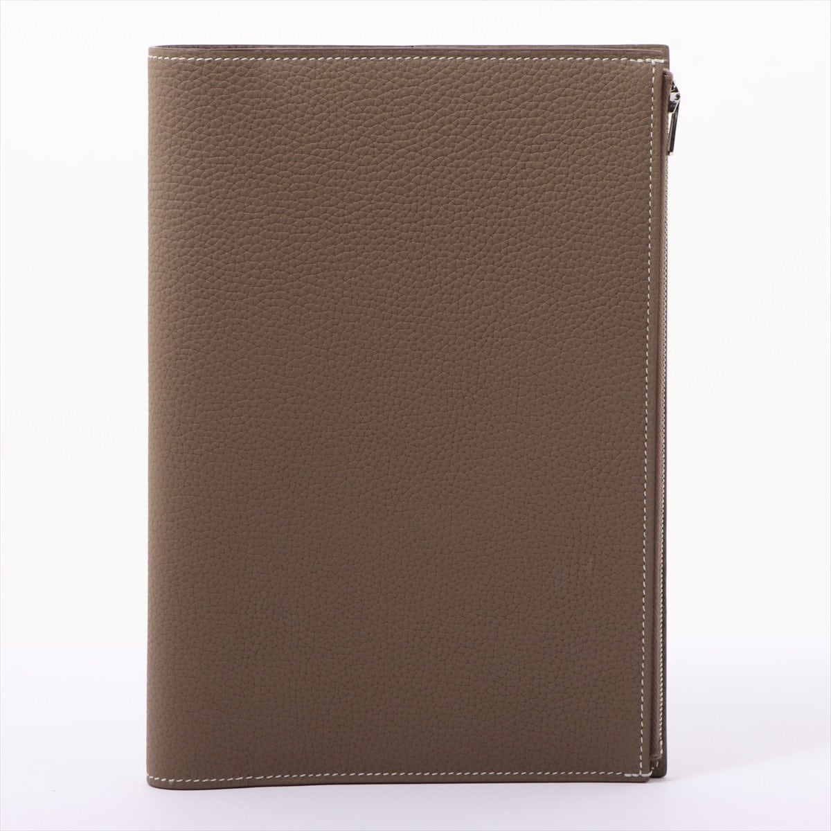 Hermès EA zip A5 Togo Notebook cover Etoupe Silver Metal fittings Y: 2020