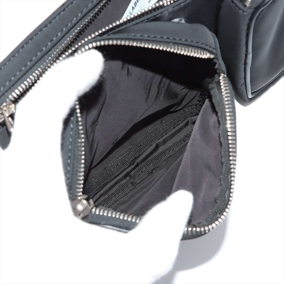 Off-White Nylon Sling backpack Black