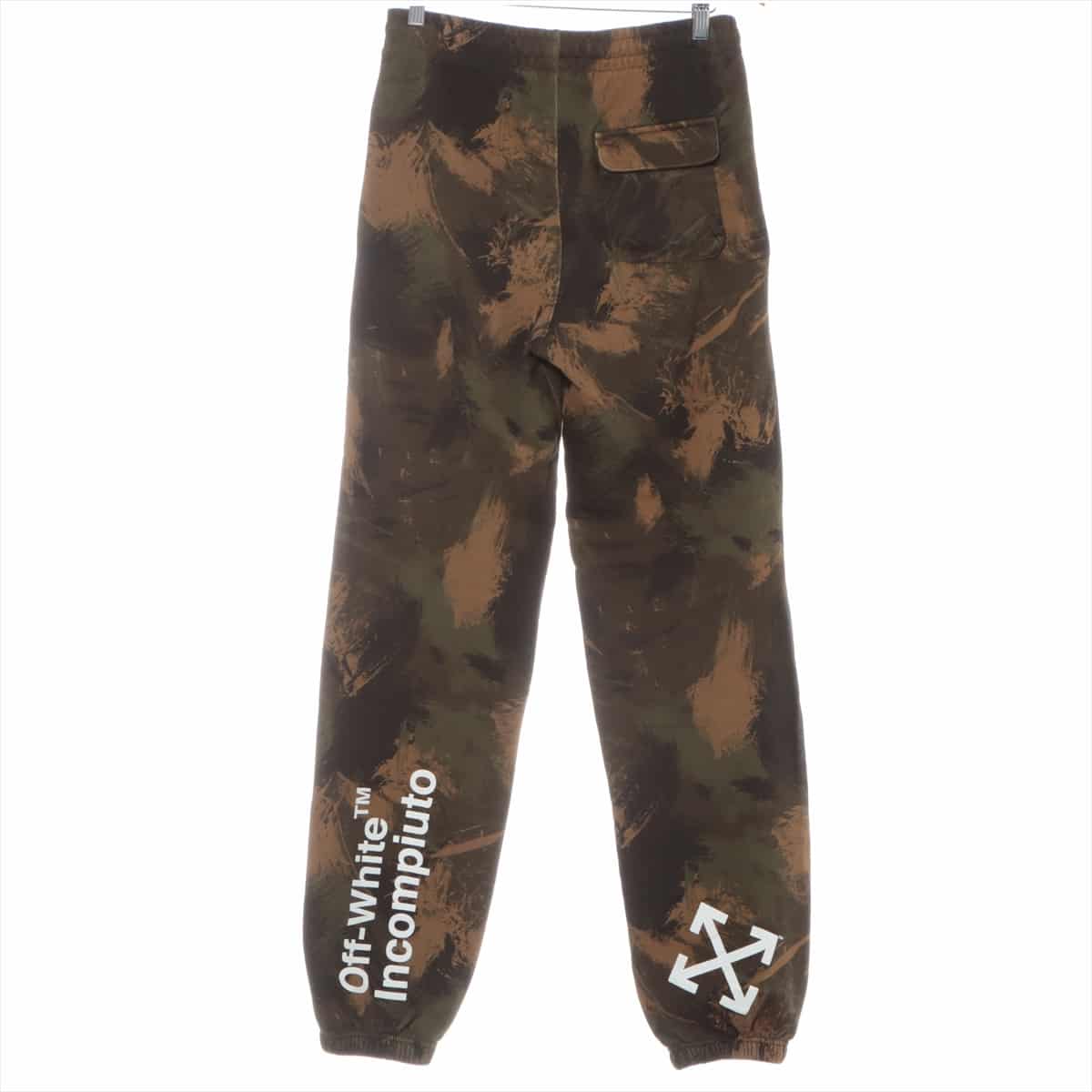 Off-White 20AW Cotton Sweatpants S Men's Camouflage  Arrow print