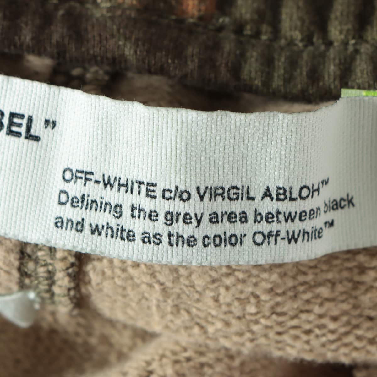 Off-White 20AW Cotton Sweatpants S Men's Camouflage  Arrow print