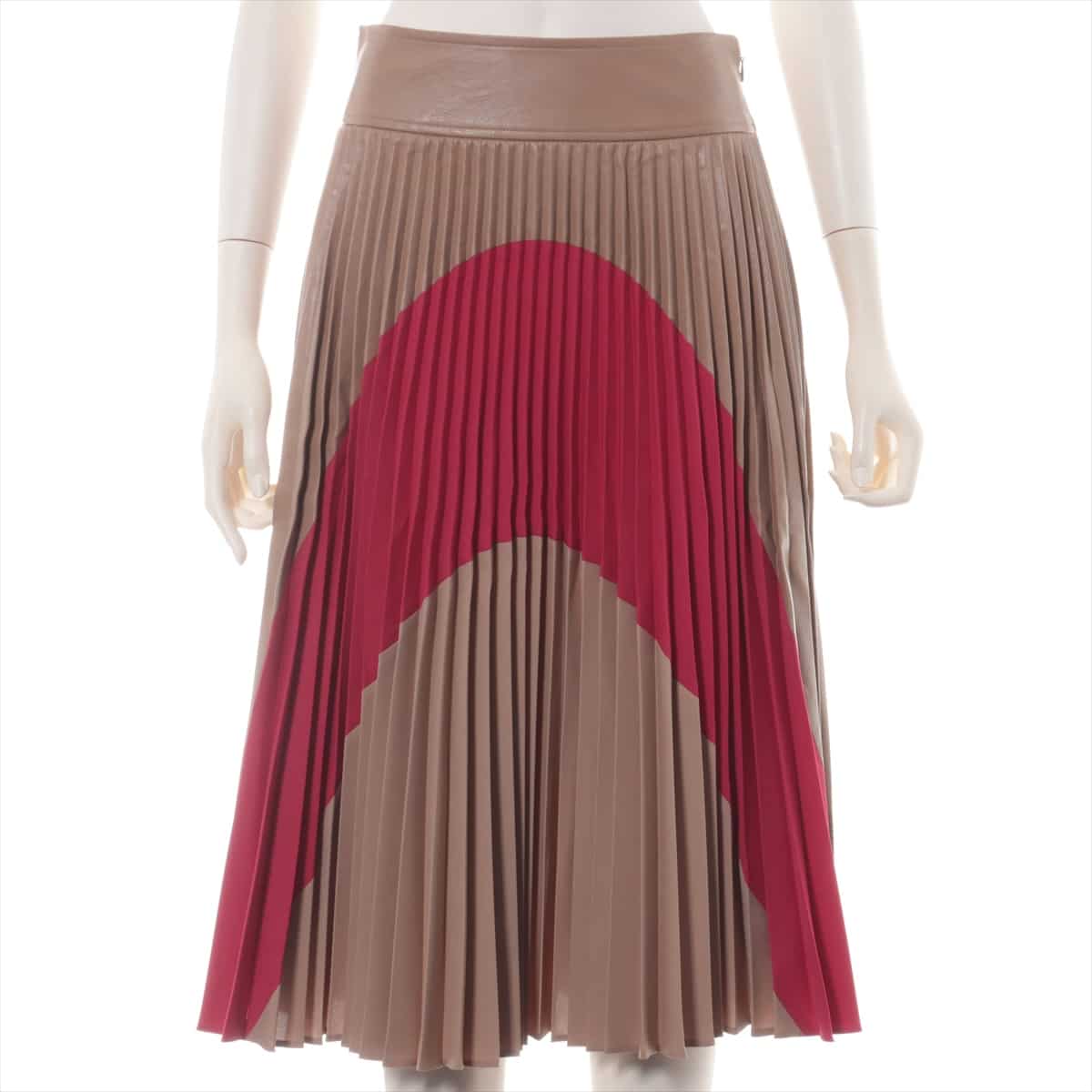 Stella McCartney Polyester × Rayon Skirt 38 Ladies' Beige×Pink