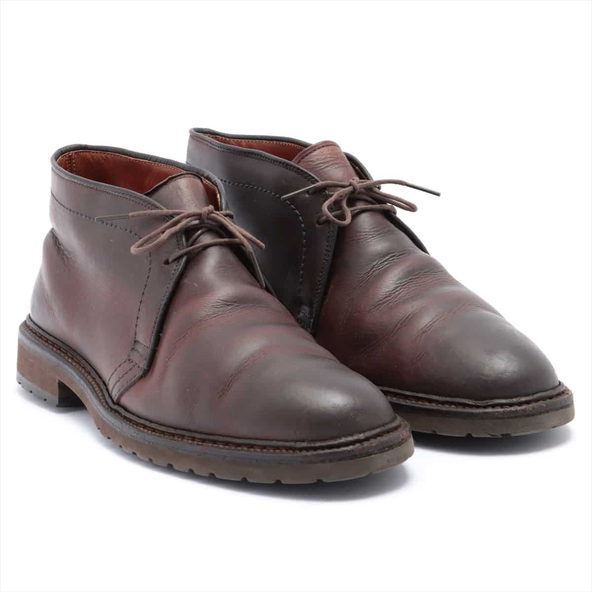 Alden Leather Chukka Boots 9 Men's Brown There is stickiness