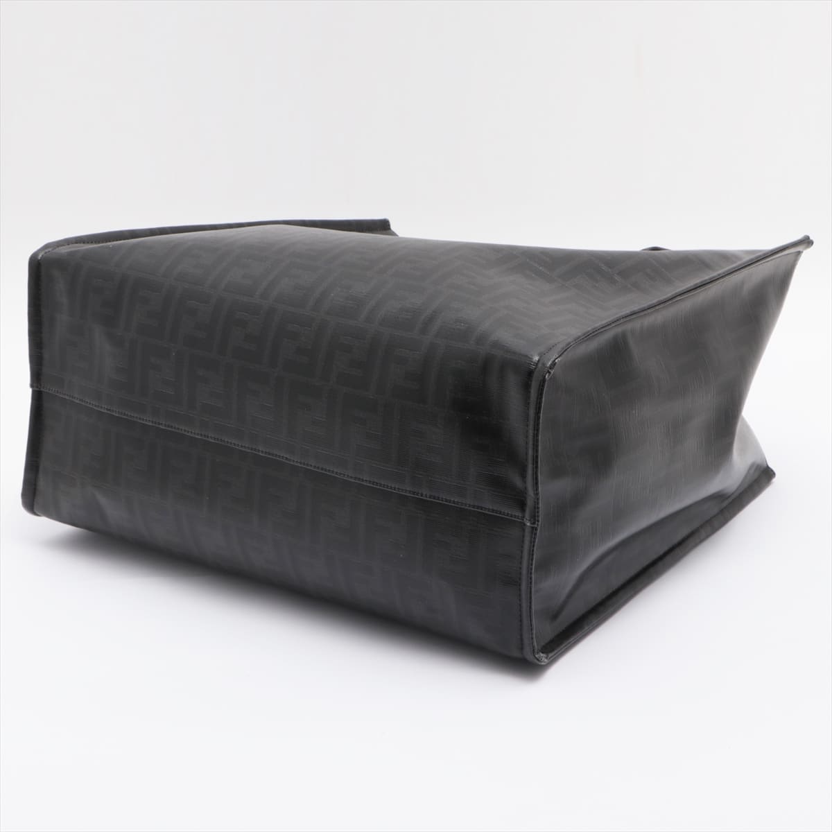 FENDI × FILA ZUCCa PVC & leather Tote bag Black 8BH357
