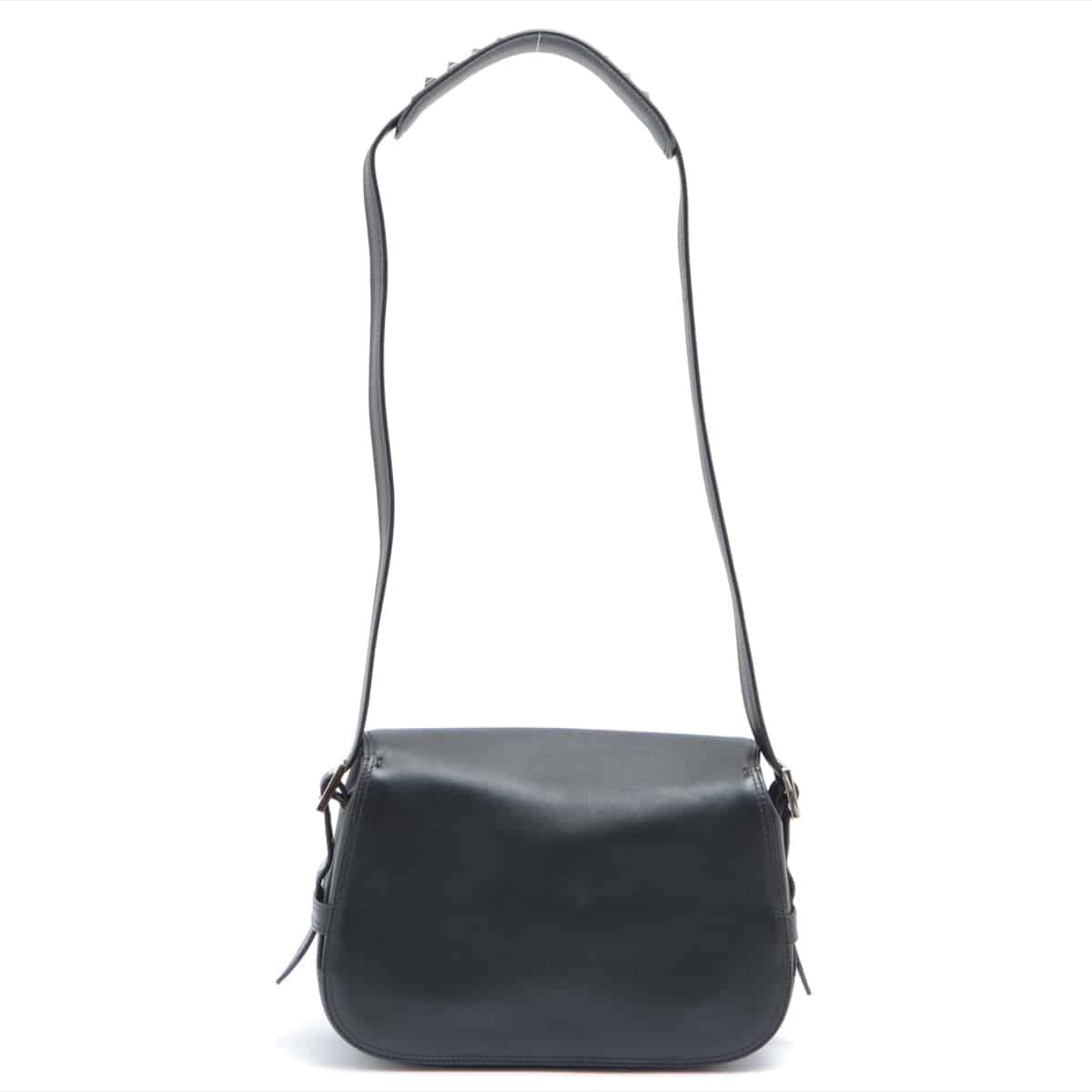 Valentino Garavani leather x studs Shoulder bag Black With replacement studs