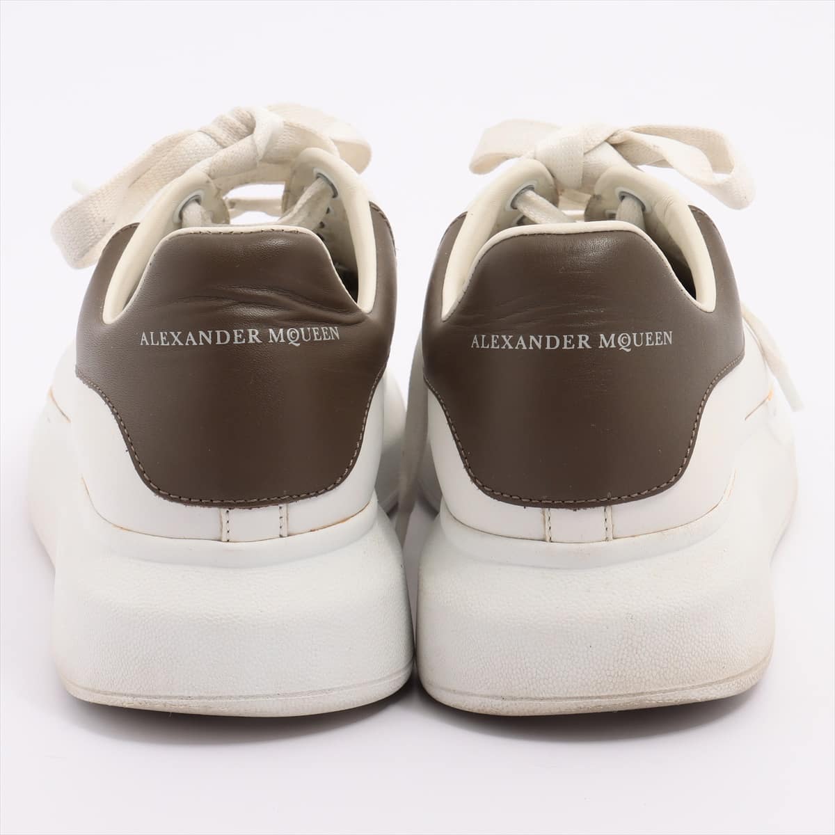 Alexander McQueen Leather Sneakers 42 Men's White