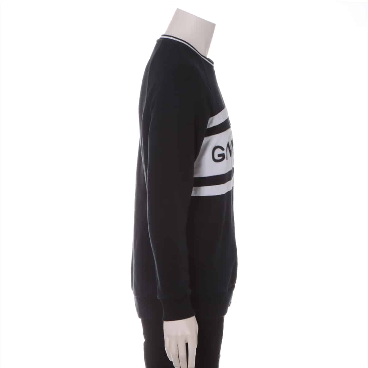 Givenchy Cotton Basic knitted fabric XS Men's Black × White  Logo