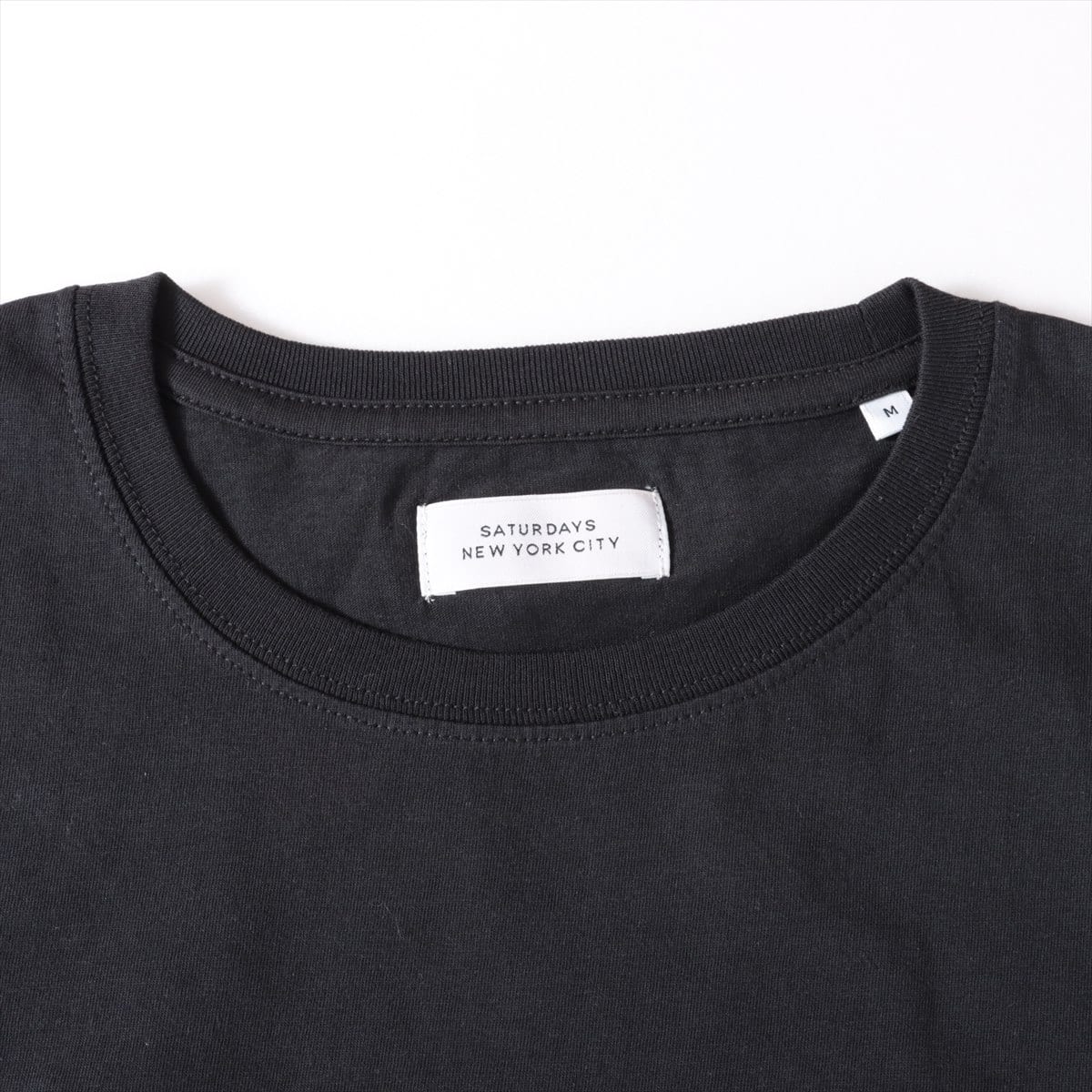 Windancy x Saturdays Cotton T-shirt M Men's Black  Logo