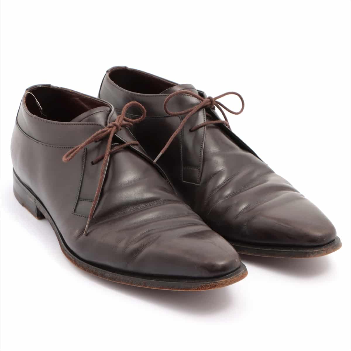 Bottega Veneta Leather Leather shoes 41 Men's Brown