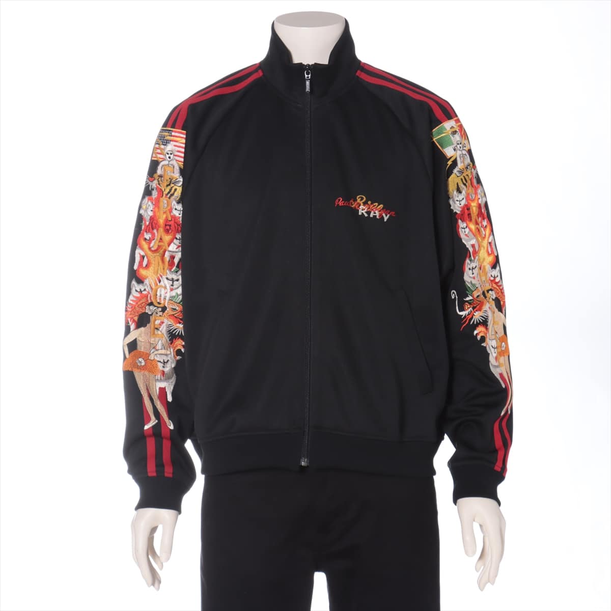 doublet 18AW Polyester Sweatsuit S Men's Black  CHAOS EMBROIDERY
