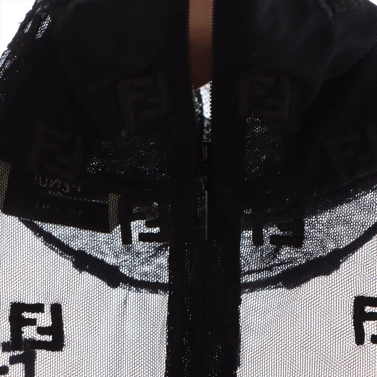 Fendi ZUCCa 19-year Nylon x polyurethane Jumpsuit 38 Ladies' Black  See-Through Bodysuit FS7193AC6H