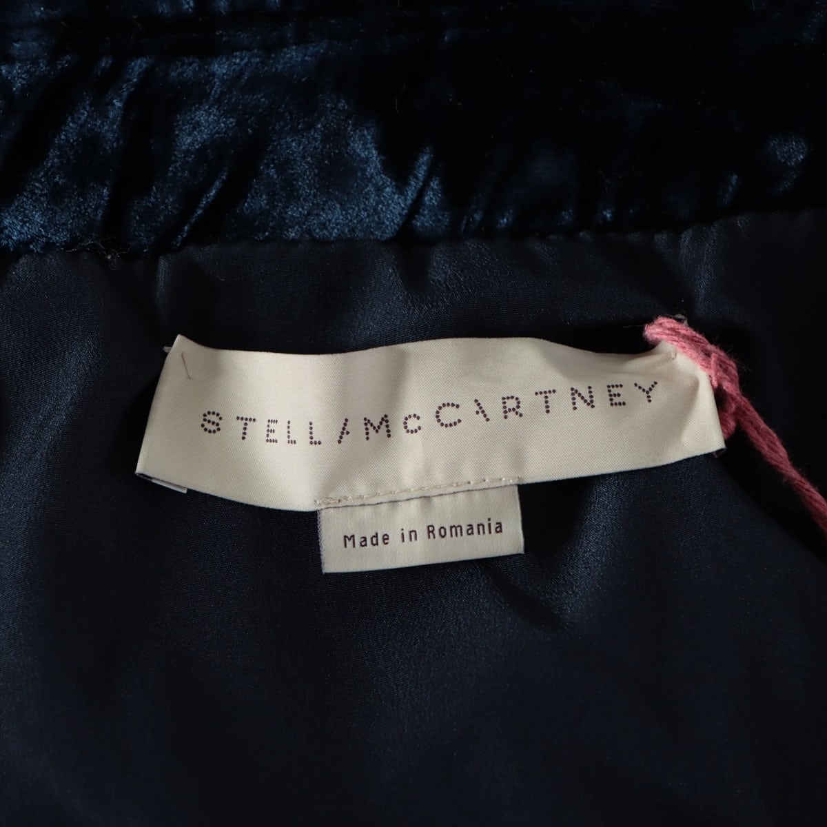 Stella McCartney 16 Velour Vest 36 Ladies' Navy blue