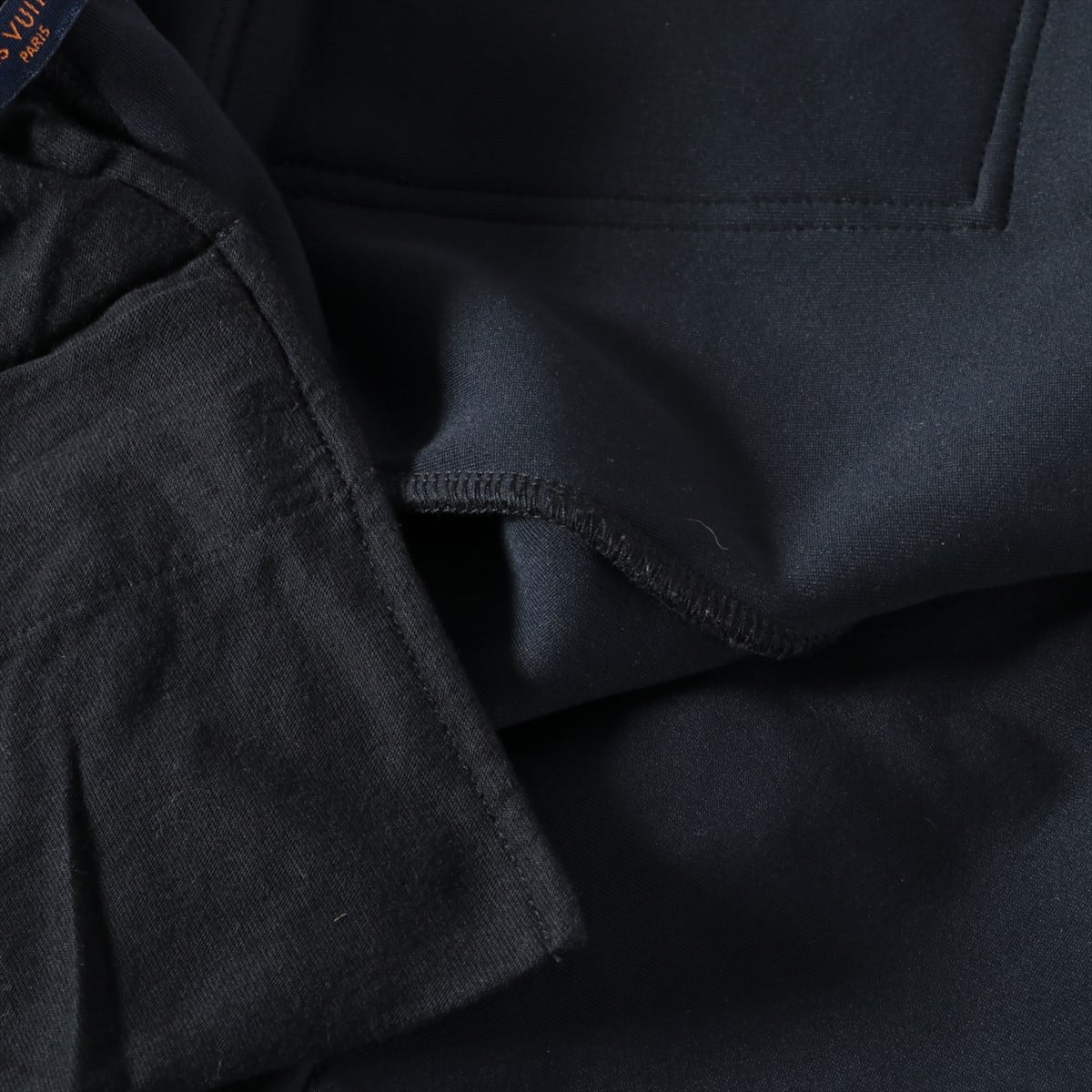Louis Vuitton RM191 Velour Cargo pants XXS Men's Black  Monogram embossed