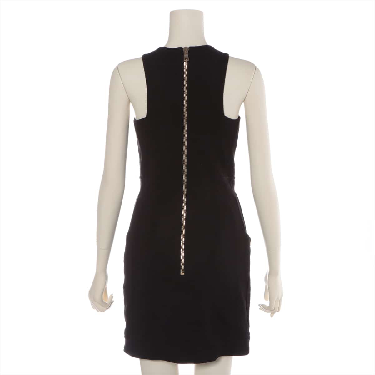 Balmain Cotton Sleeveless dress 34 Ladies' Black