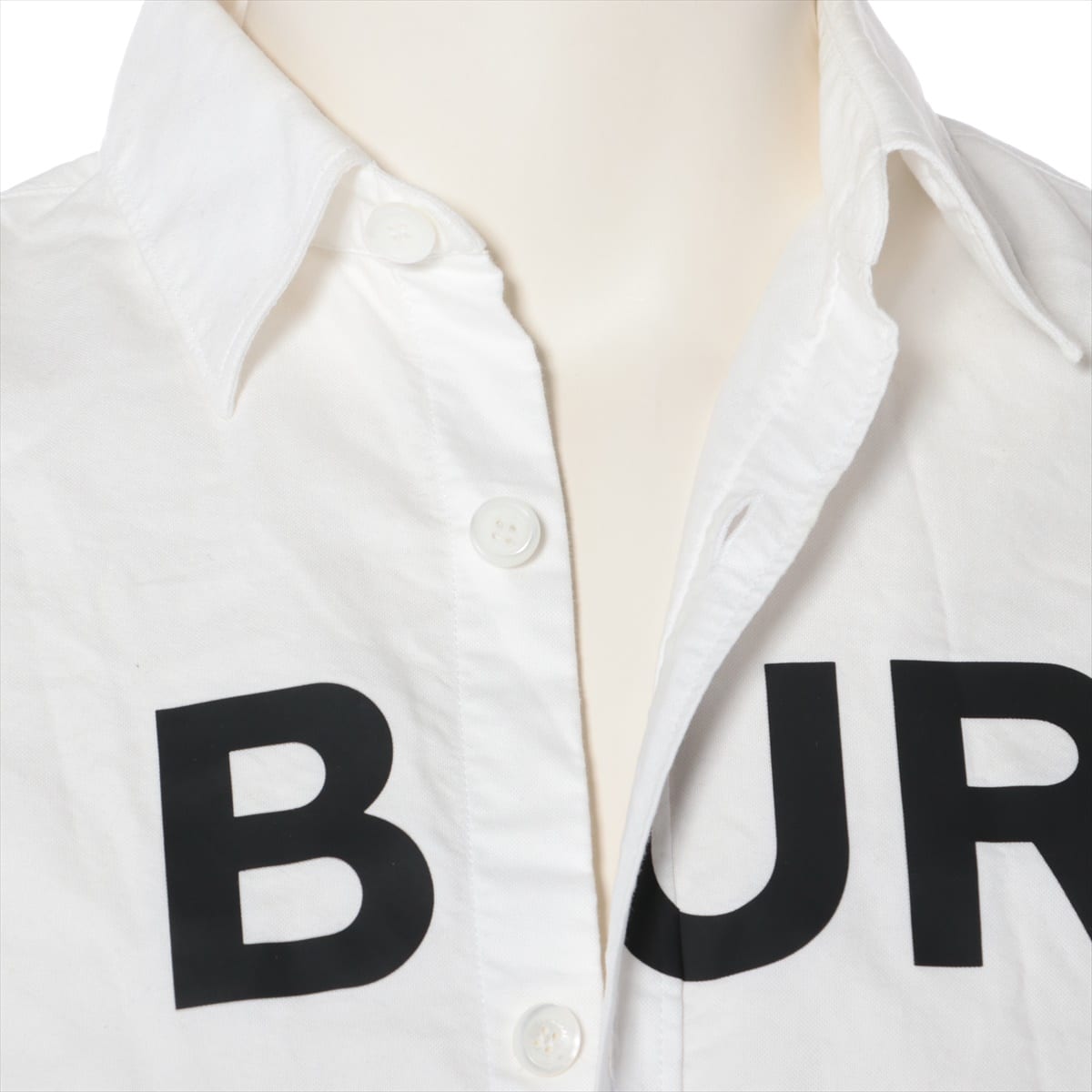 Burberry Cotton Shirt XS Men's White  Horse ferry