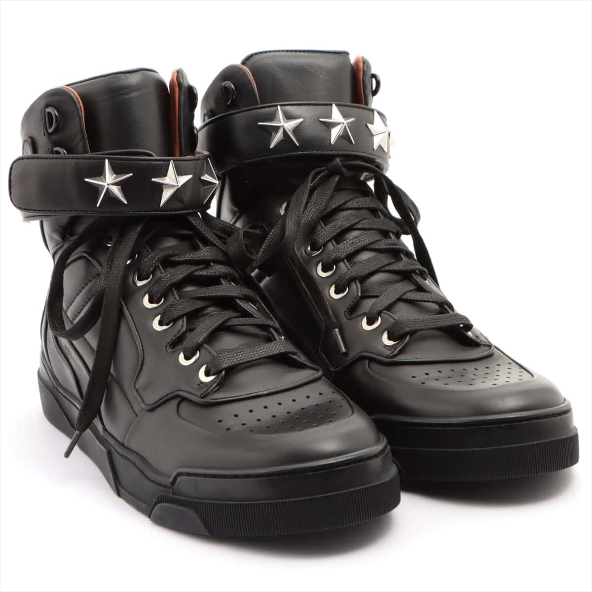 Givenchy Leather High-top Sneakers 38.5 Ladies' Black