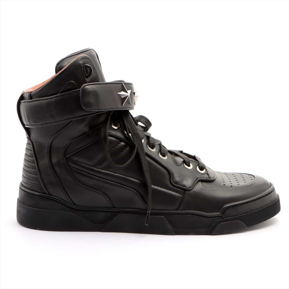 Givenchy Leather High-top Sneakers 38.5 Ladies' Black
