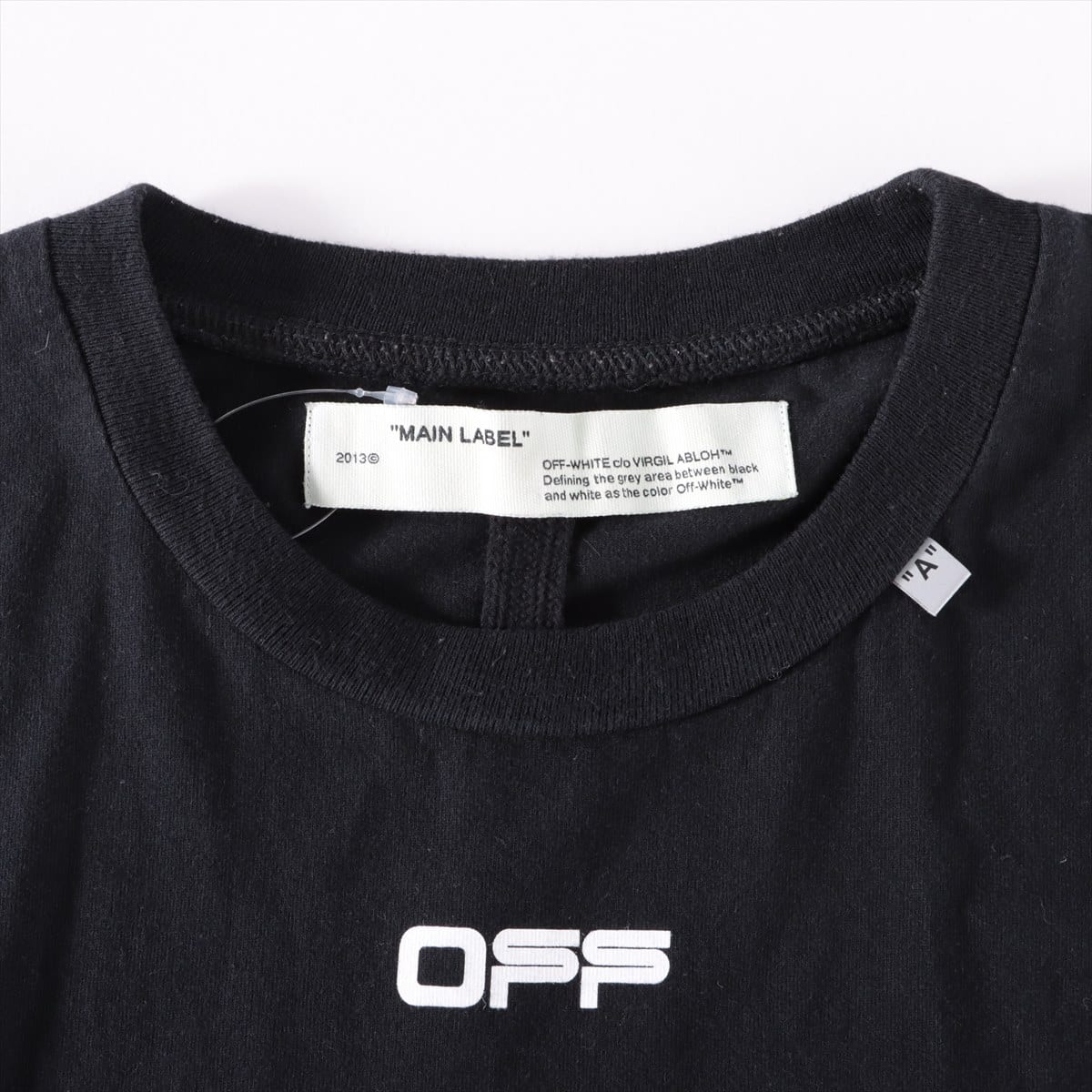 Off-White 20SS Cotton T-shirt M Men's Black  OMAA027R20185004