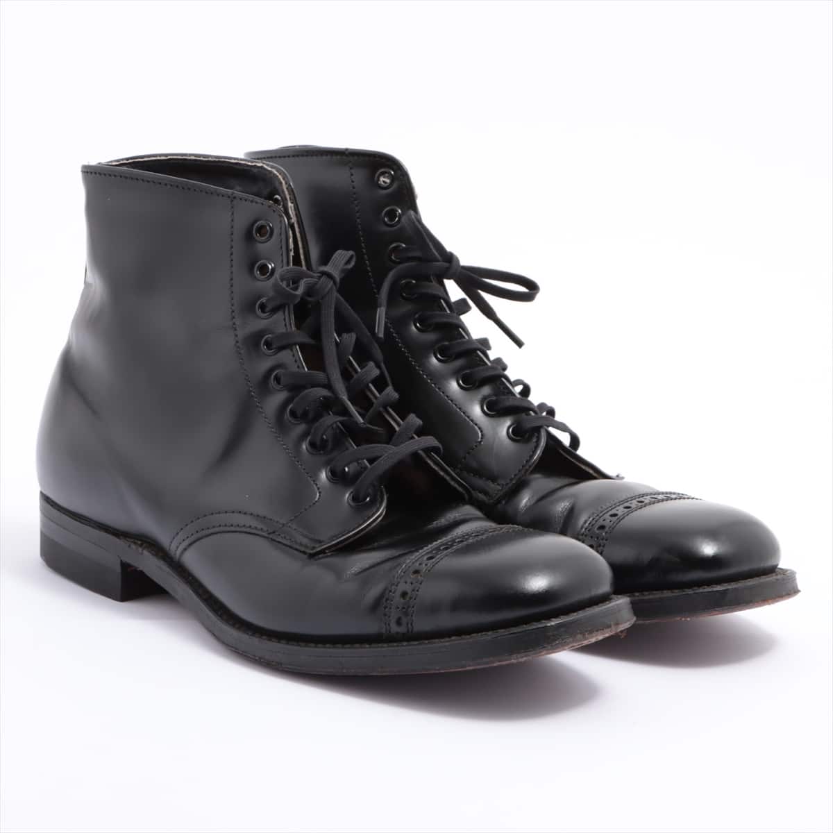 Alden Leather Boots 4 Ladies' Black Straight tip