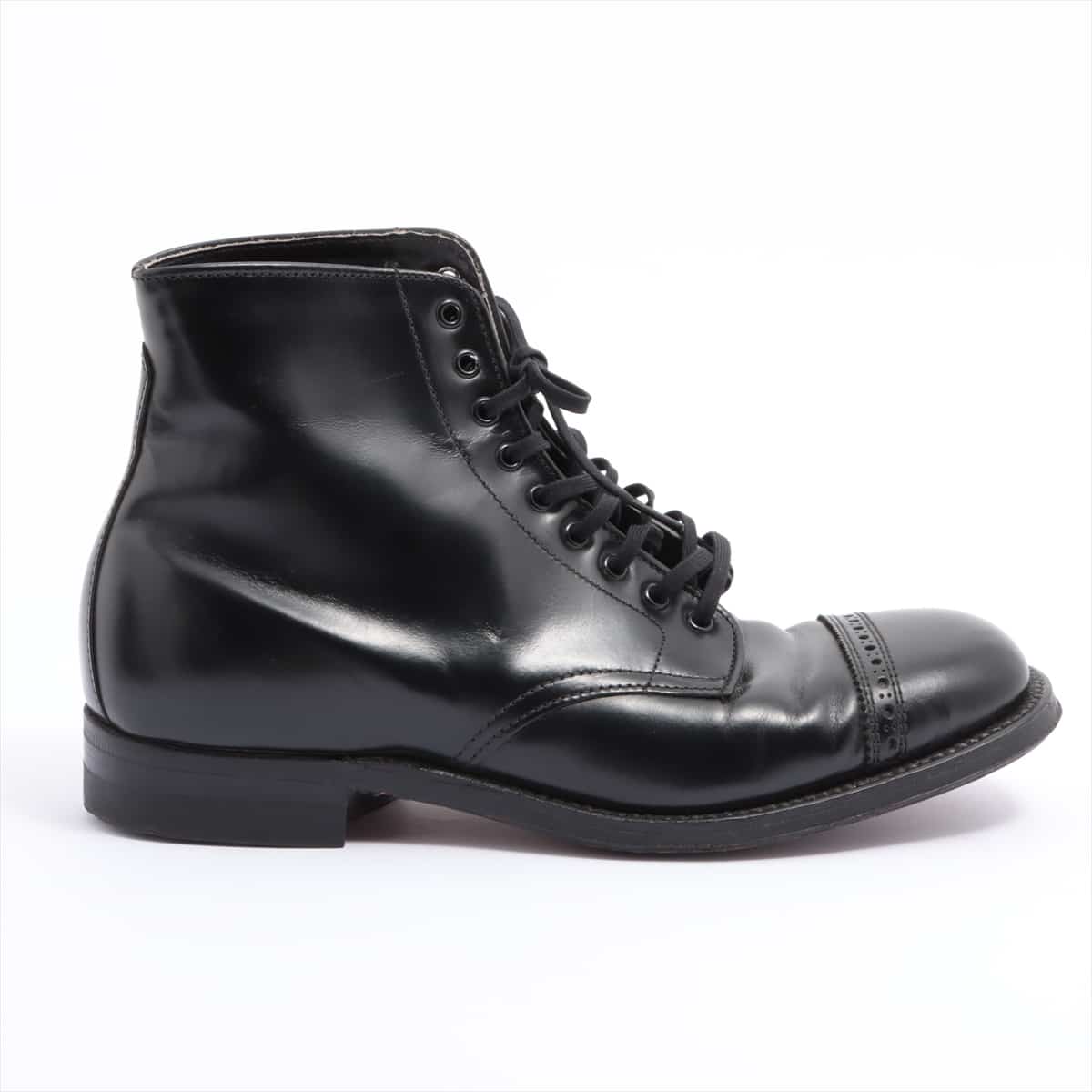 Alden Leather Boots 4 Ladies' Black Straight tip