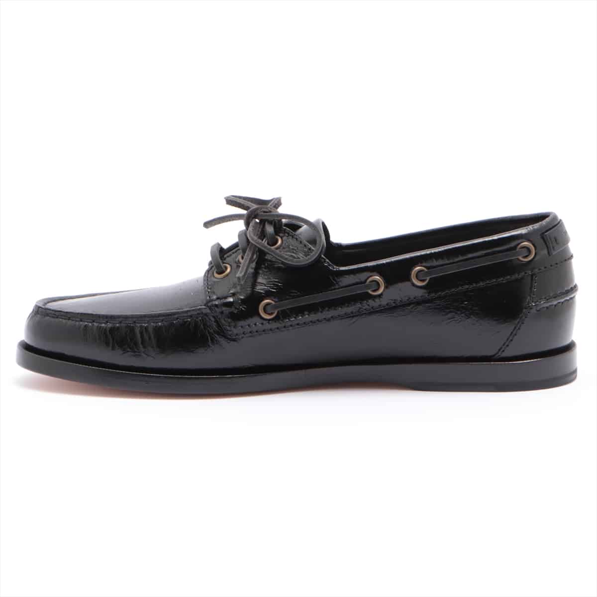 Saint Laurent Paris Leather Deck shoes 41 Men's Black