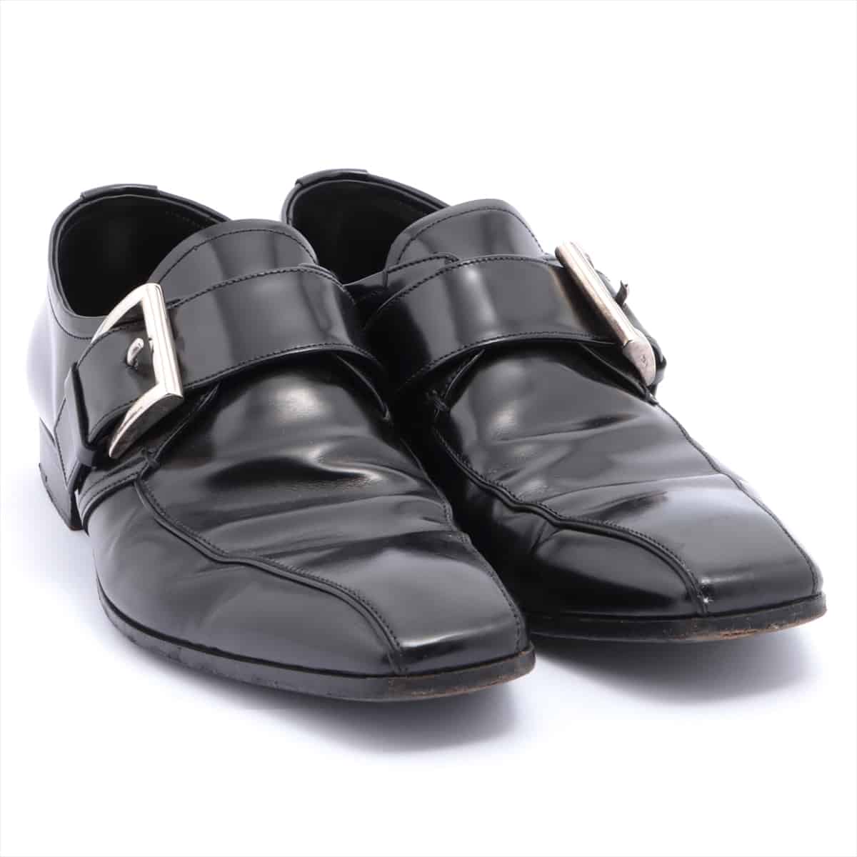 Prada Leather Loafer 6 1/2 Men's Black