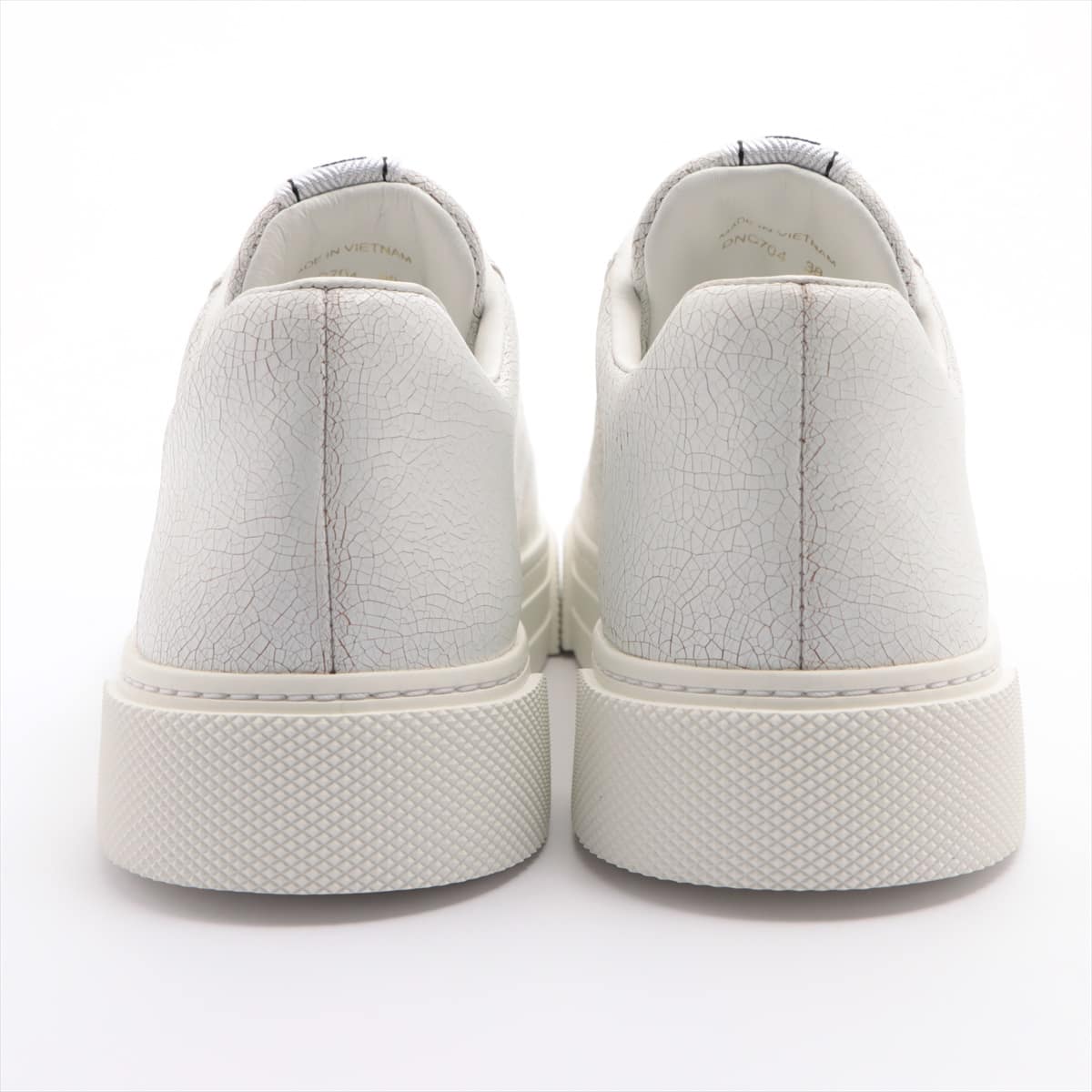 Miu Miu Leather Sneakers 38 Ladies' White