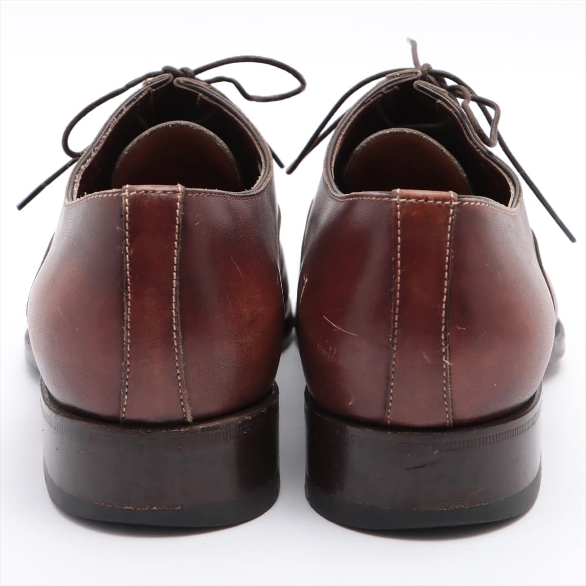 Santoni Leather Leather shoes 5.5 Men's Brown