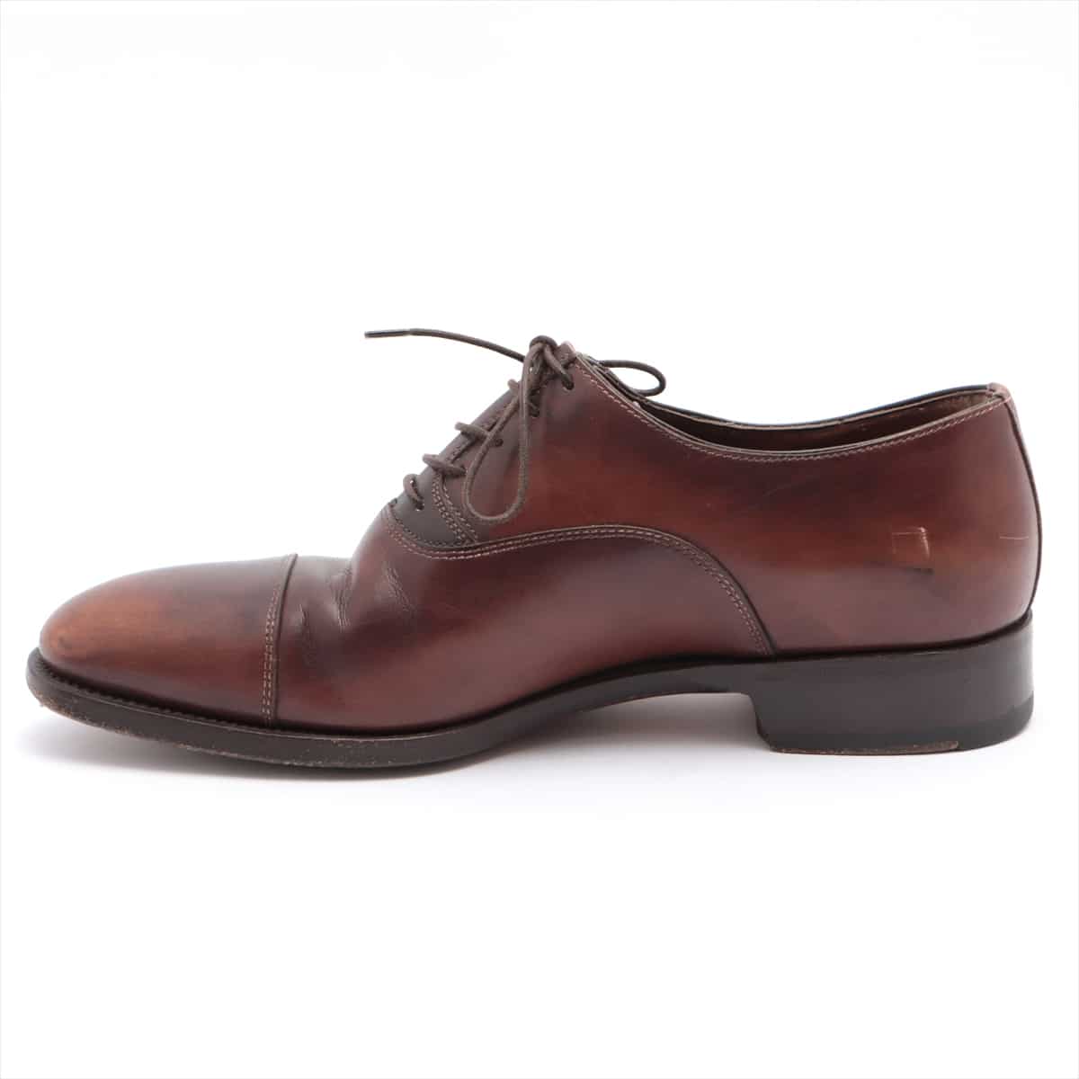 Santoni Leather Leather shoes 5.5 Men's Brown