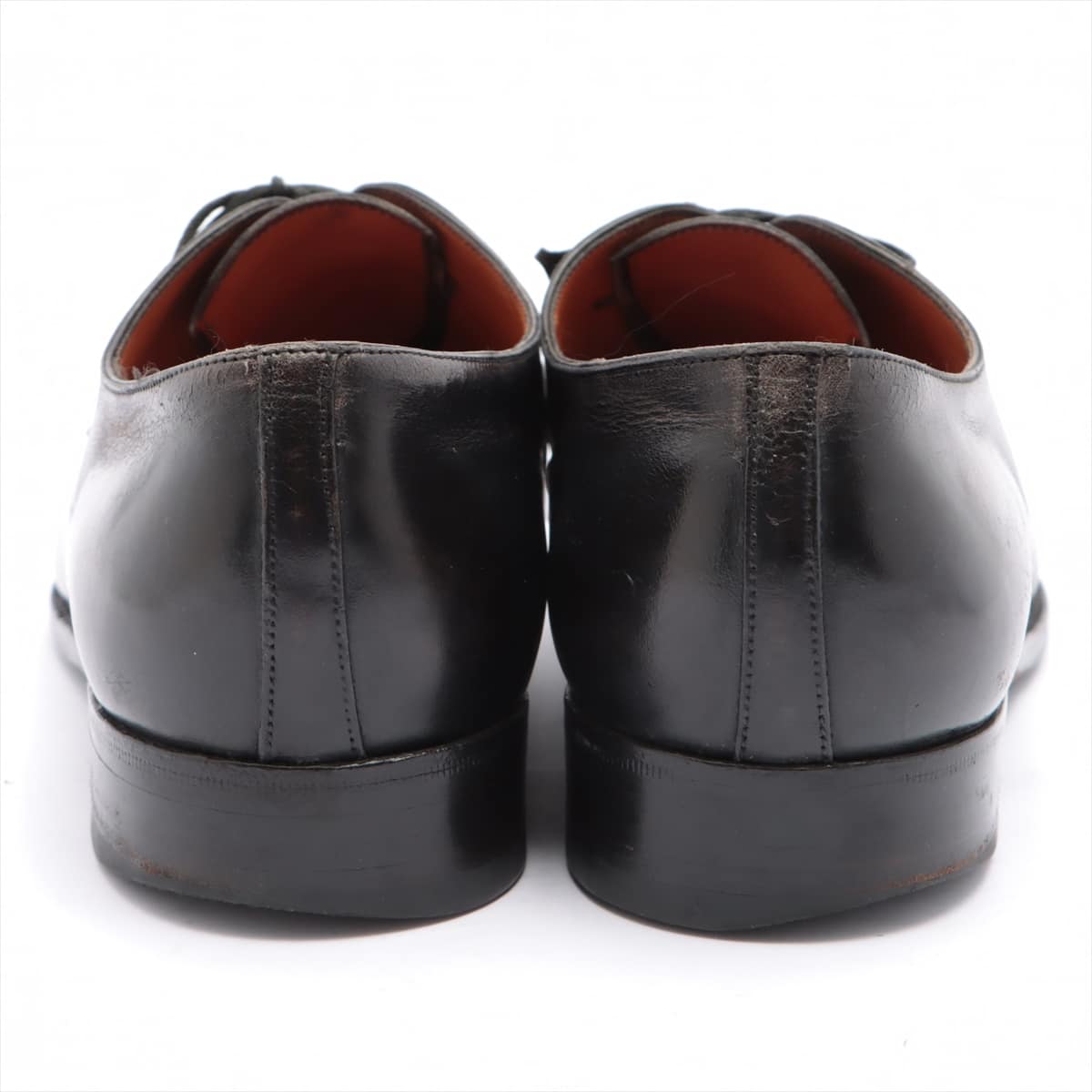 J. M. Weston Leather Leather shoes 7.5D Men's Black Resoled