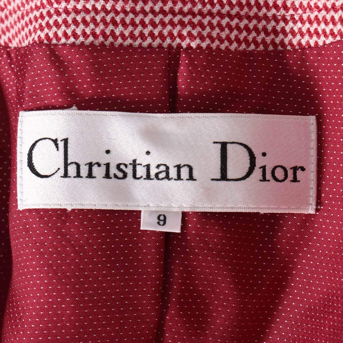 Christian Dior Wool Setup 9 Ladies' Red