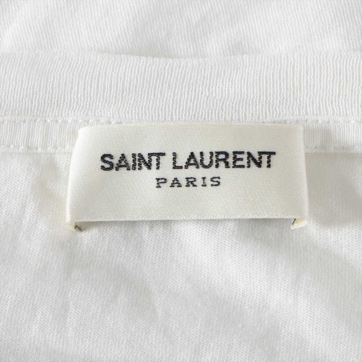 Saint Laurent Paris 14 years Cotton T-shirt L Men's White
