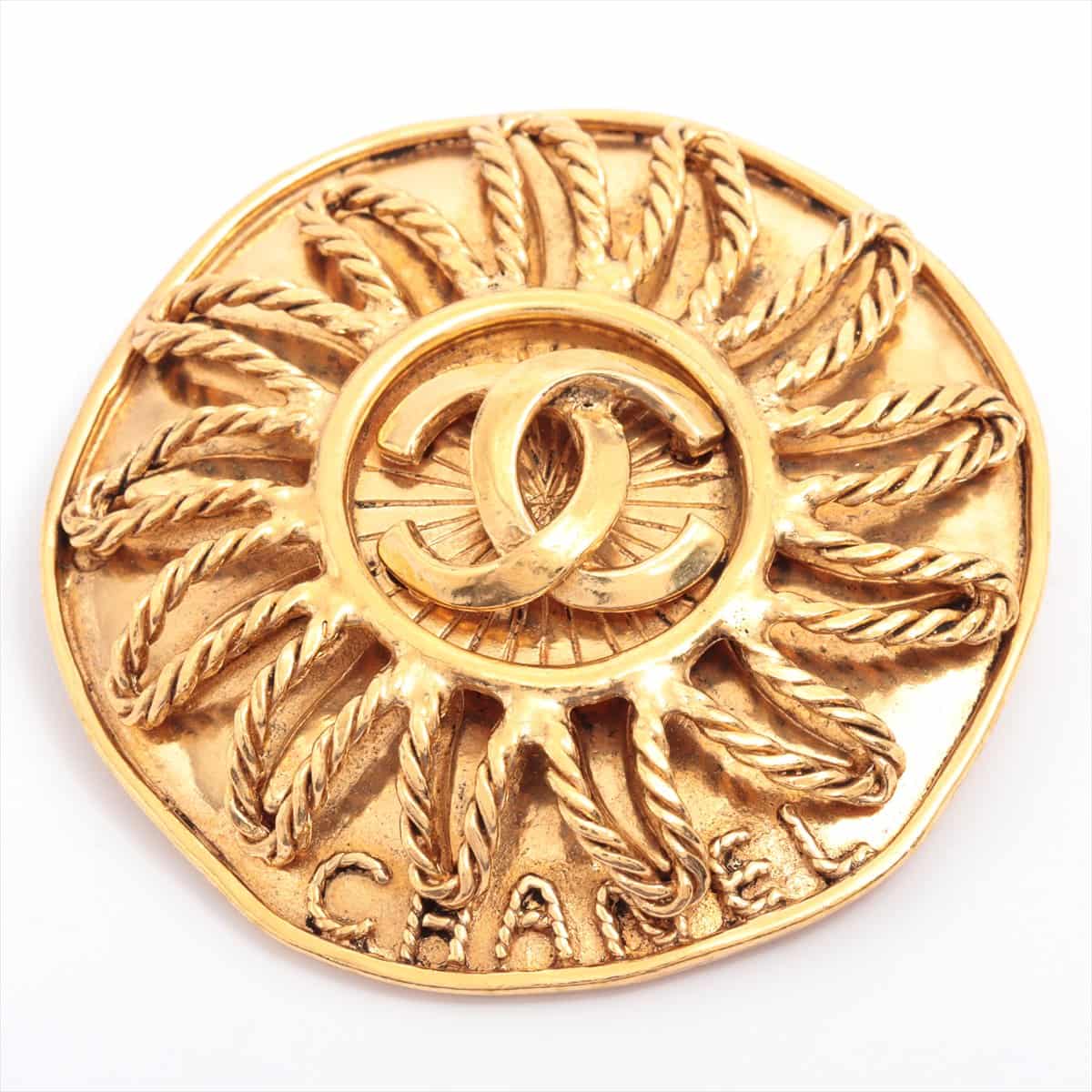 Chanel Coco Mark 94A Brooch GP Gold