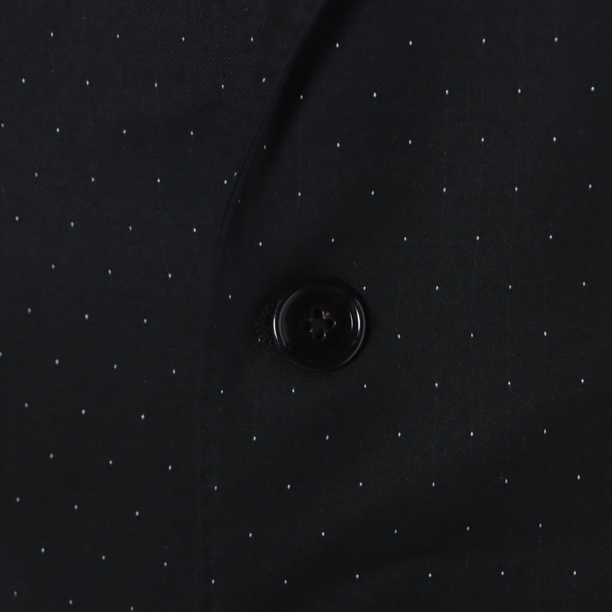 Dolce & Gabbana Wool Tailored jacket 46 Men's Black  Dot pattern