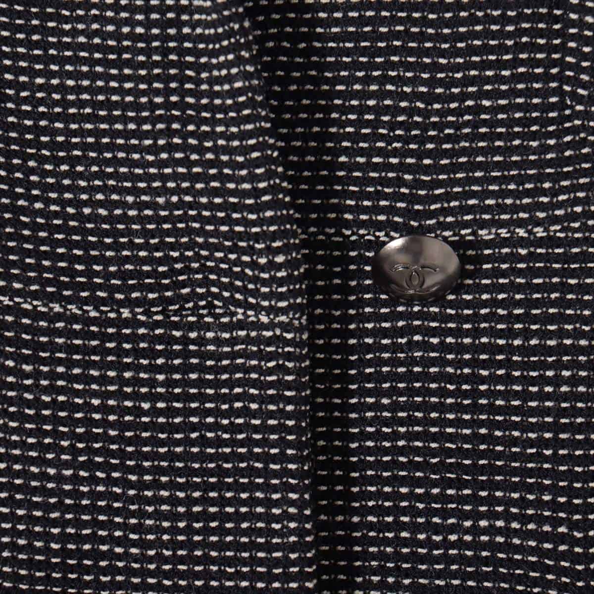 Chanel Coco Button 97A Wool & nylon Setup 36 Ladies' Black