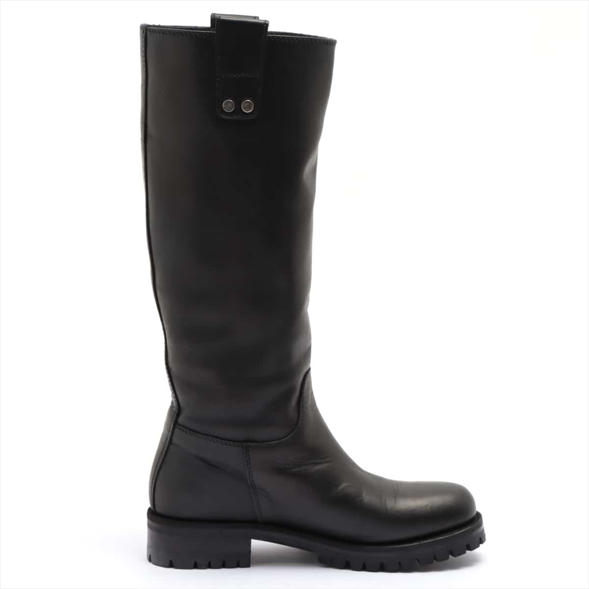 Dolce & Gabbana Leather Long boots 37 Ladies' Black