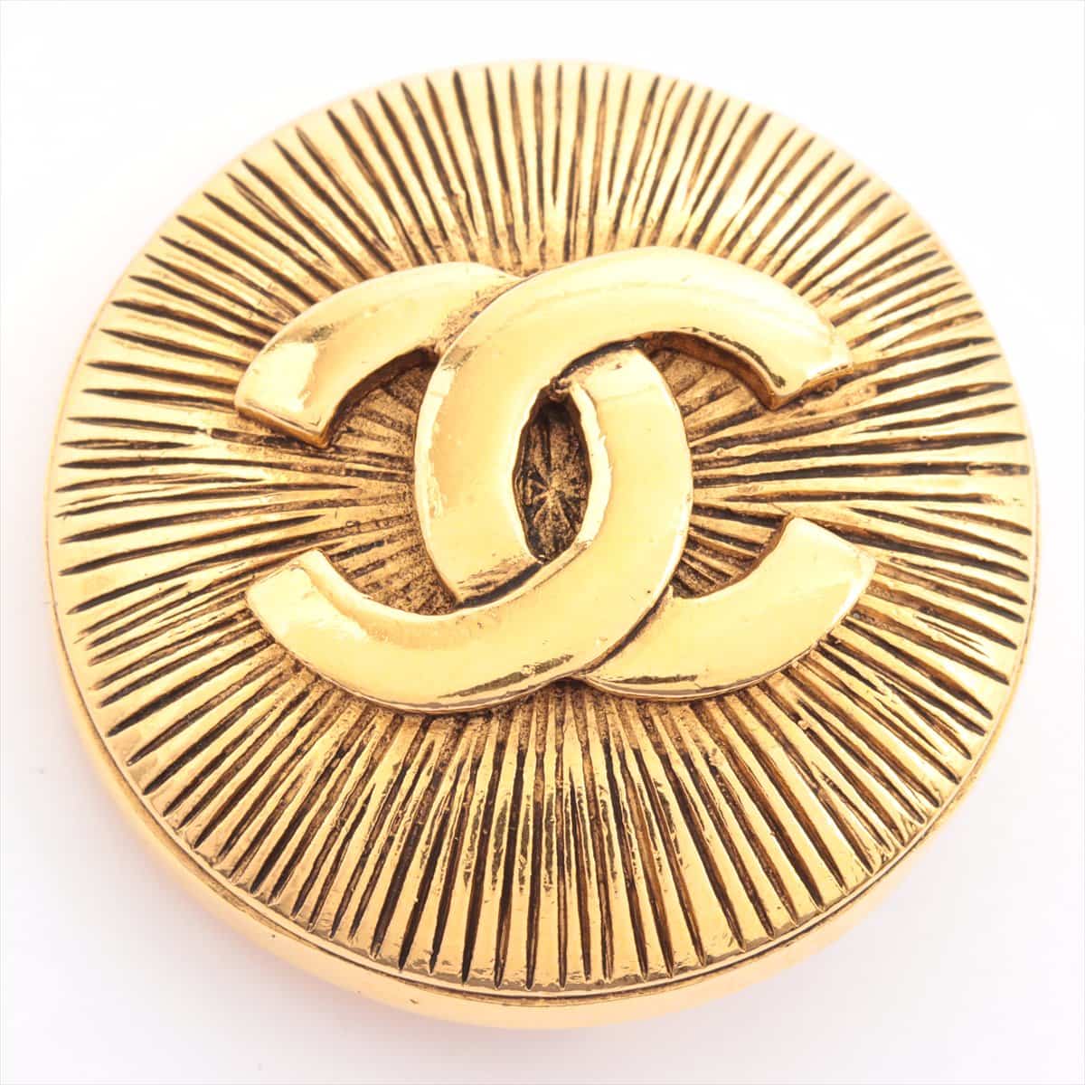Chanel Coco Mark Brooch GP Gold