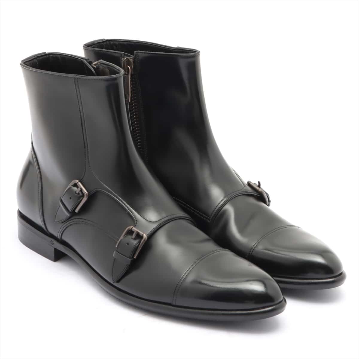 Dolce & Gabbana Leather Boots 8 Men's Black