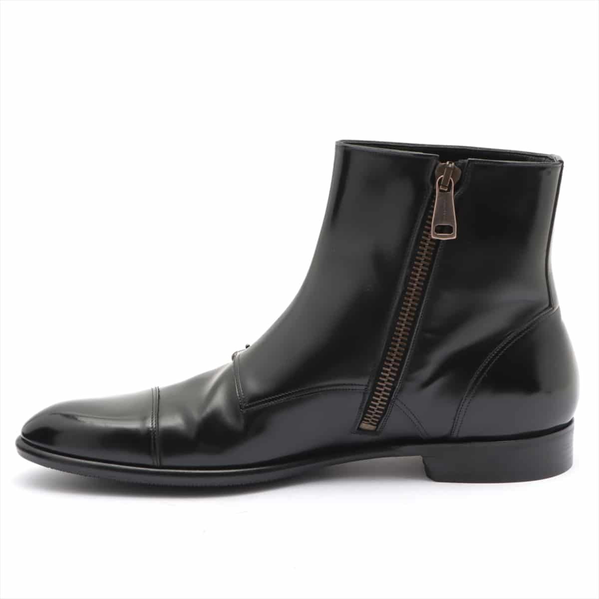 Dolce & Gabbana Leather Boots 8 Men's Black