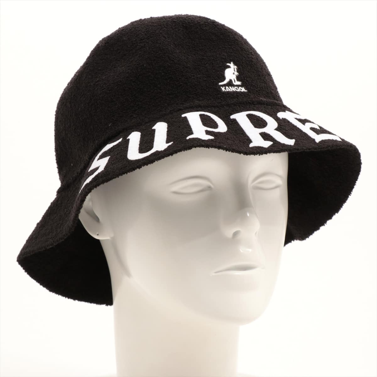 Supreme Logo Hat modacryl Black Kangol