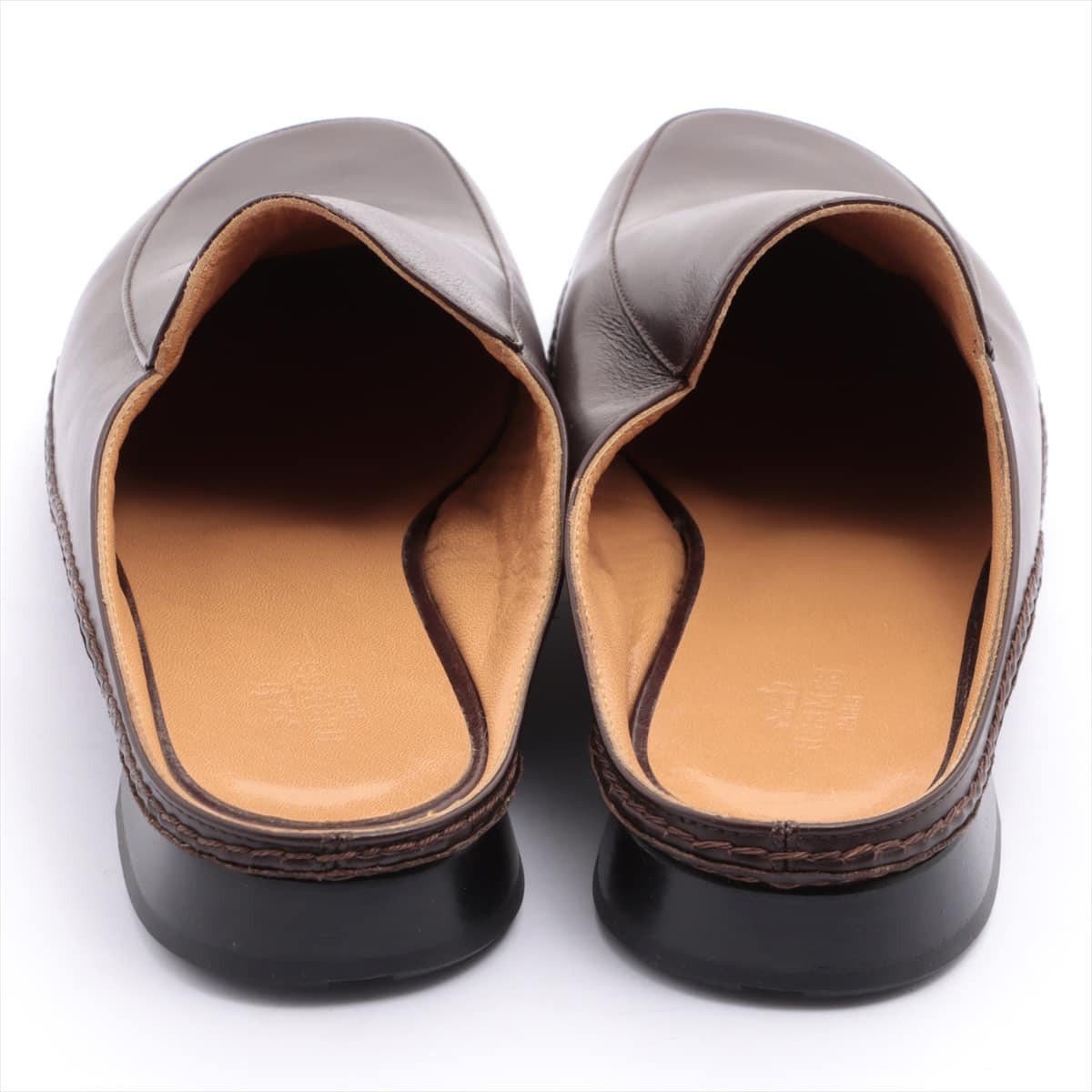 Hermès Leather Sandals 38 Ladies' Brown