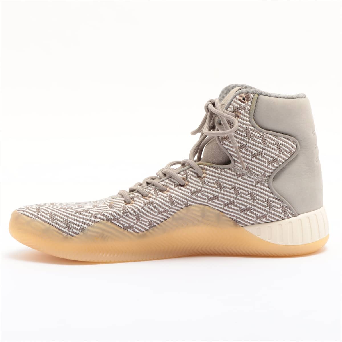 Adidas Knit High-top Sneakers 27cm Men's Grey TUBULAR INSTINCT PRIMEKNIT S76517
