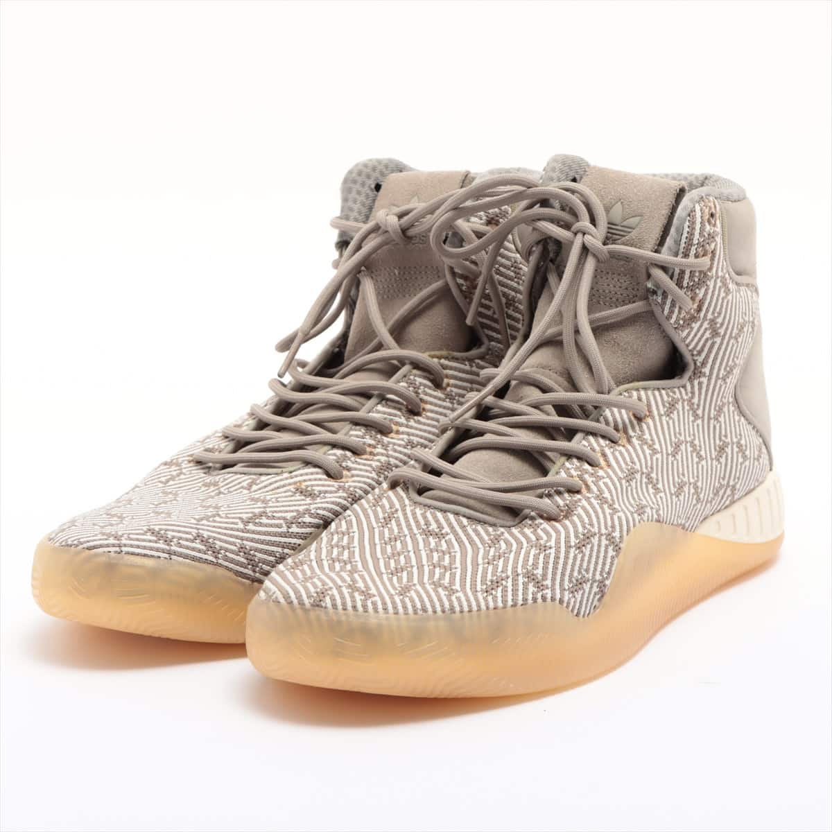 Adidas Knit High-top Sneakers 27cm Men's Grey TUBULAR INSTINCT PRIMEKNIT S76517